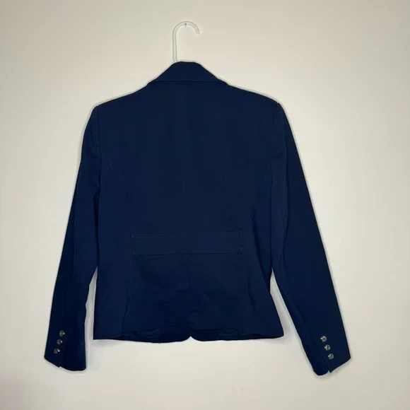 New York & Co. 7th Avenue Navy Blue Women's Blazer Jacket - Picture 9 of 9